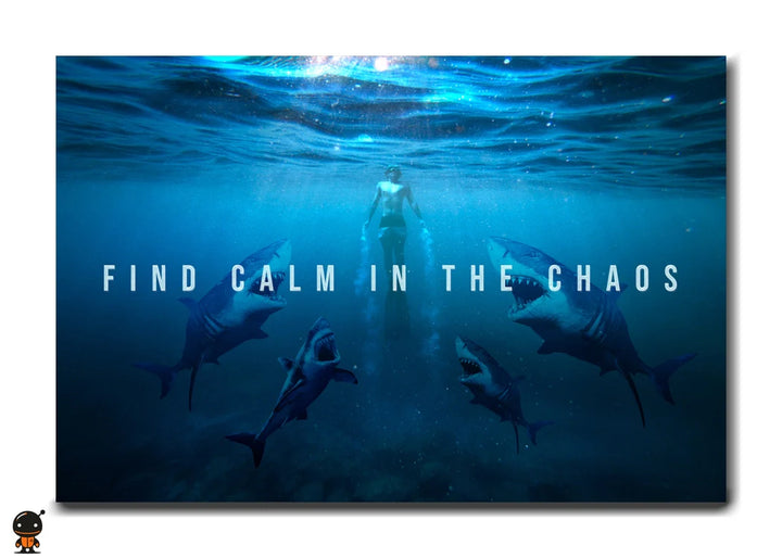Find Calm in the Chaos - Serenity Amongst the Sharks