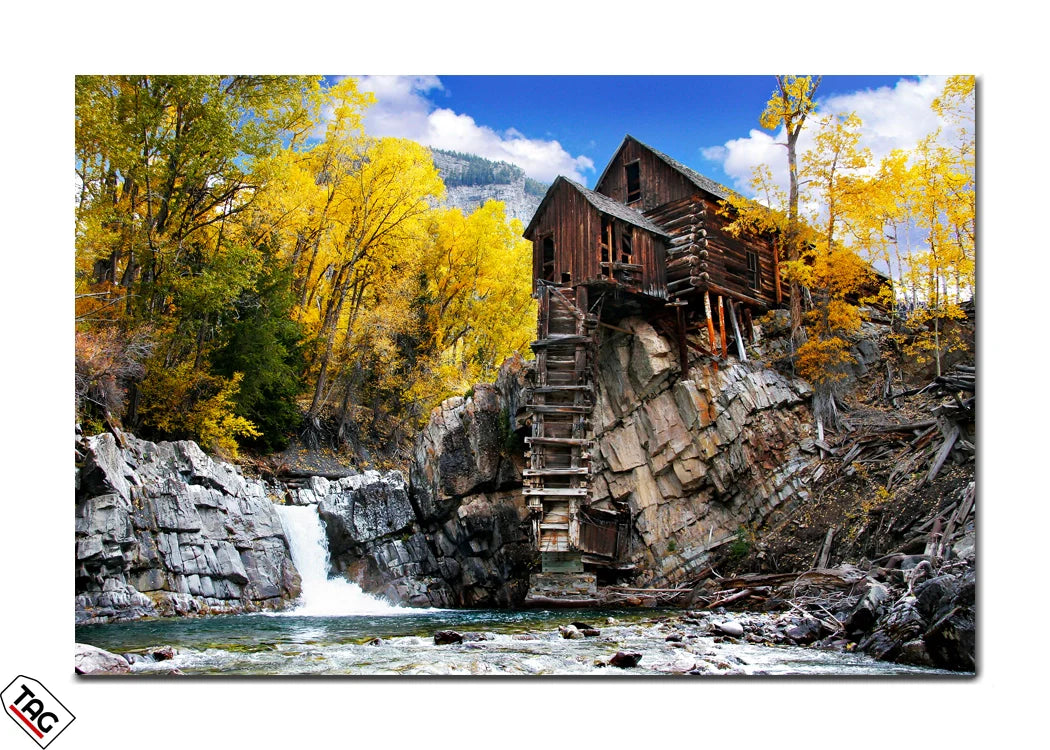 Autumn Glory - The Crystal Mill in Fall Splendor