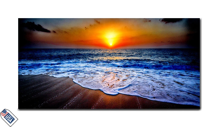 Ocean Sunset Bliss - Premium Wall Art