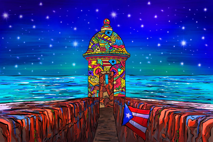 Guardians of the Night - Puerto Rican Fortress Wall Art