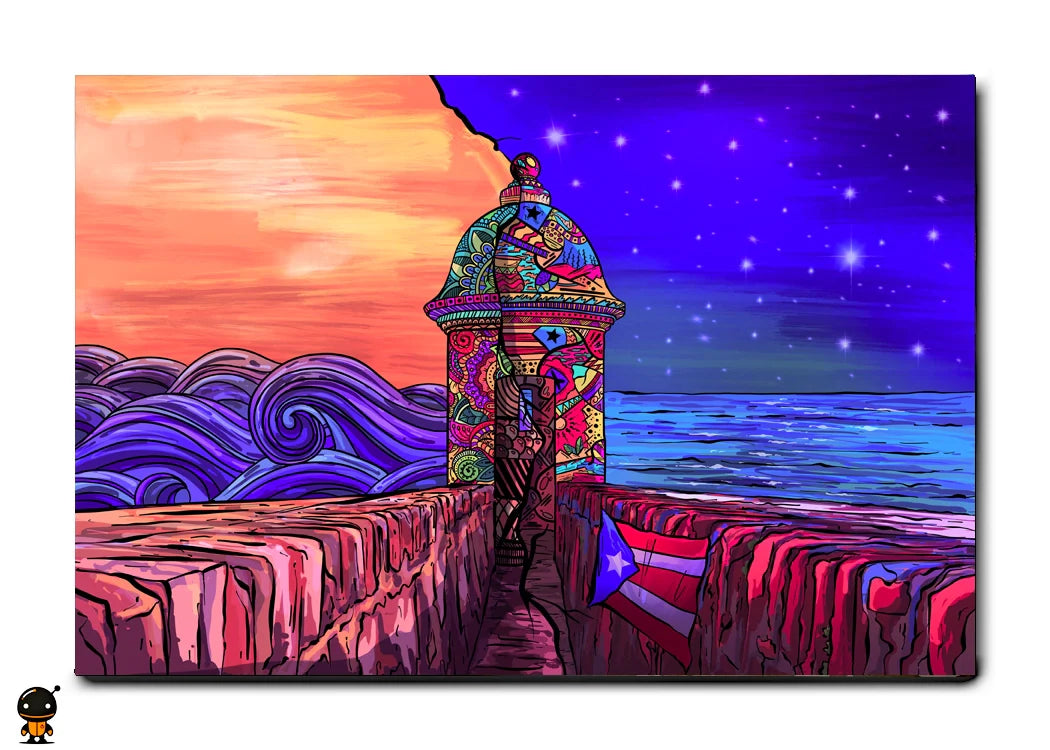 Twilight Guardians - Puerto Rican Fortress Wall Art