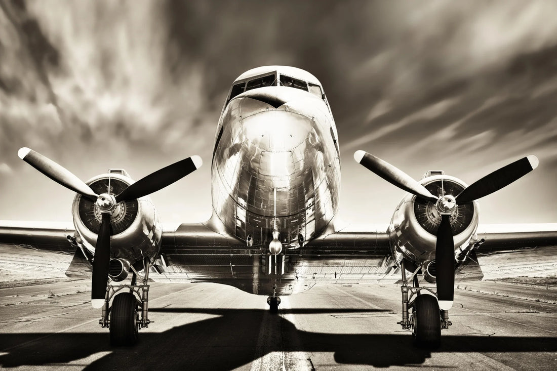 Vintage Aviation Power - Premium Wall Art