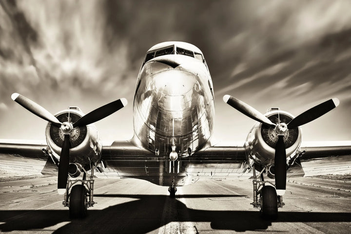 Vintage Aviation Power - Premium Wall Art