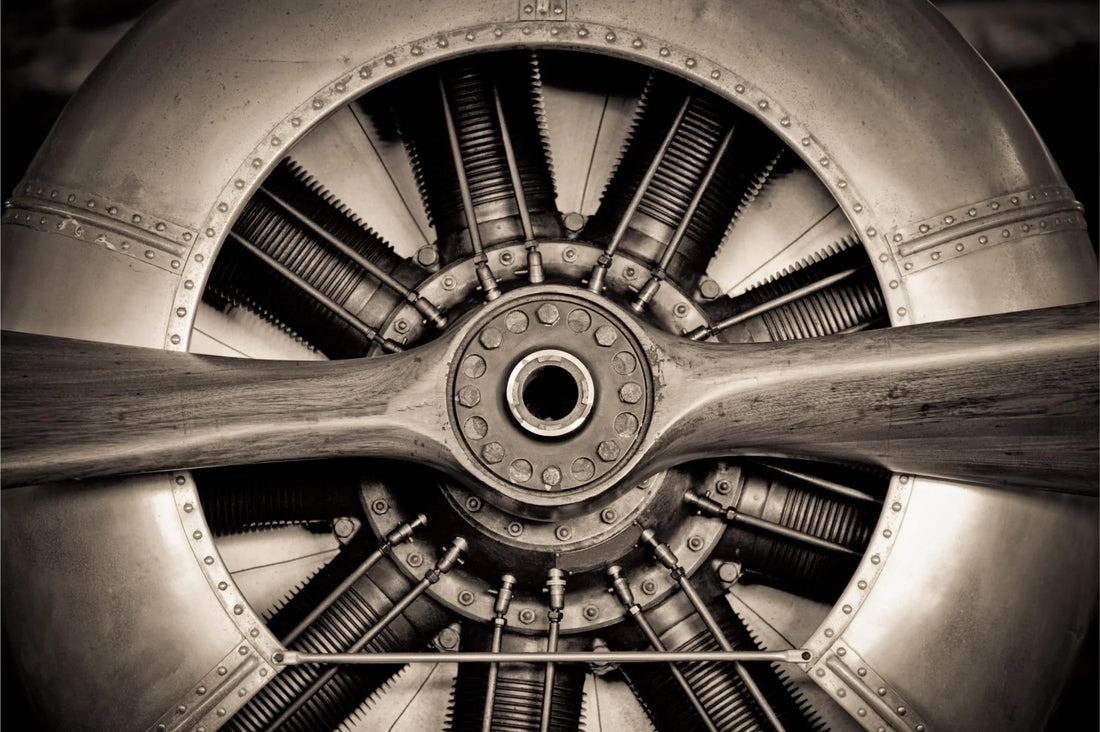 Vintage Engine Mastery - Premium Wall Art