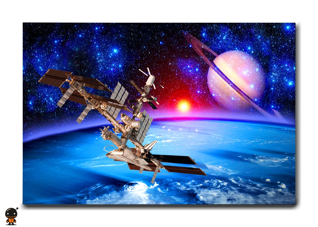 International Space Station - Cosmic Wall Art
