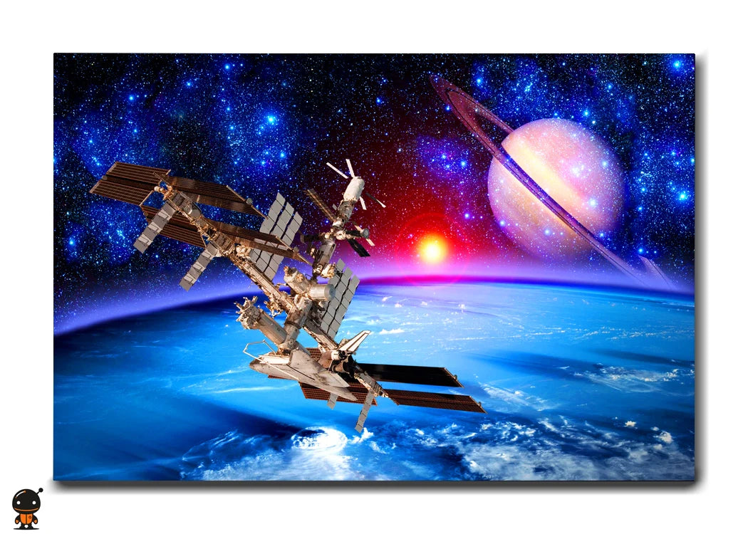 International Space Station - Cosmic Wall Art