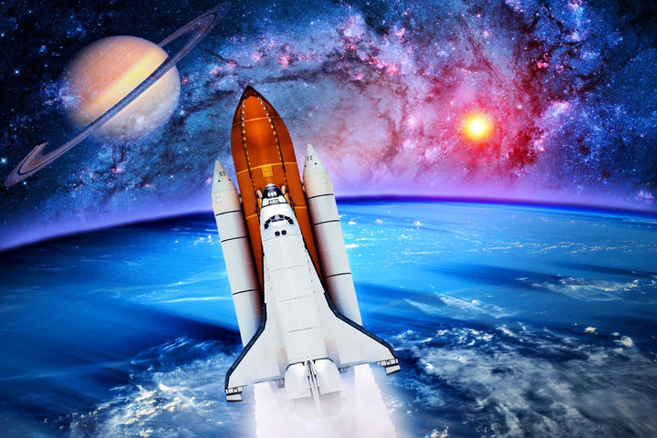 Space Shuttle Launch - Galactic Wall Art