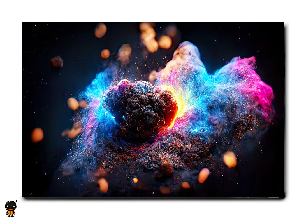 Cosmic Inferno – Premium Wall Art