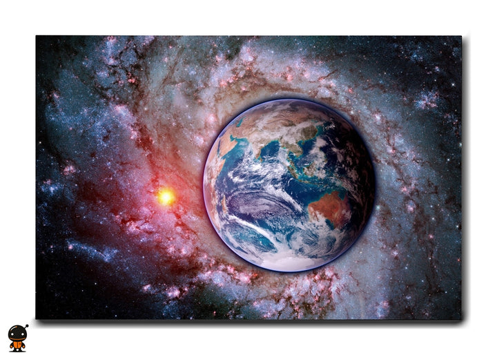 Celestial Harmony – Earth in the Cosmos Wall Art