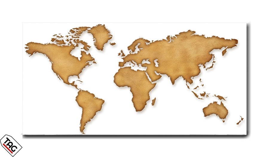 Vintage World Map - Timeless Wall Art