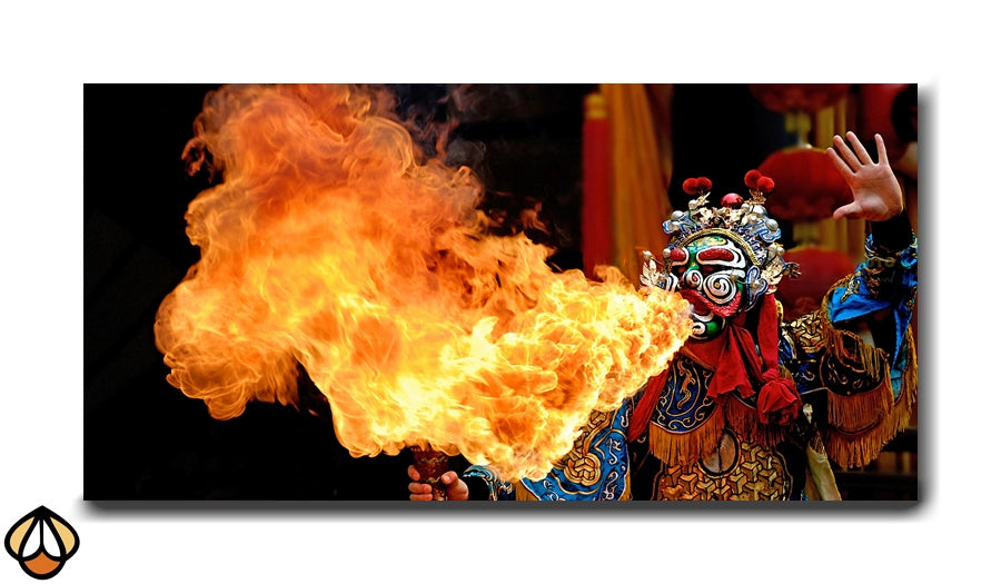 Flames of Tradition - Fire-Breathing Cultural Art