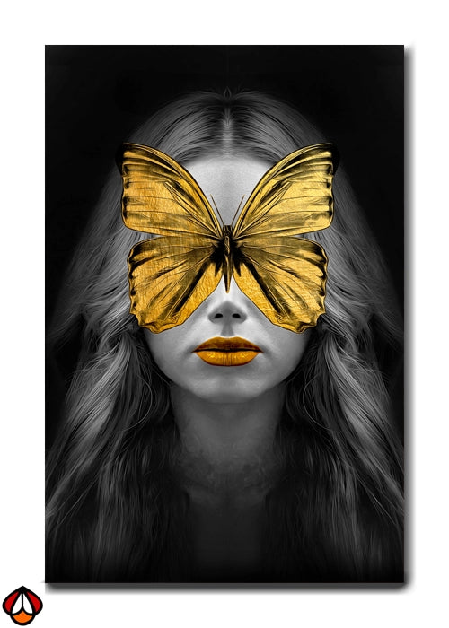 Golden Transformation - Surreal Portrait Art