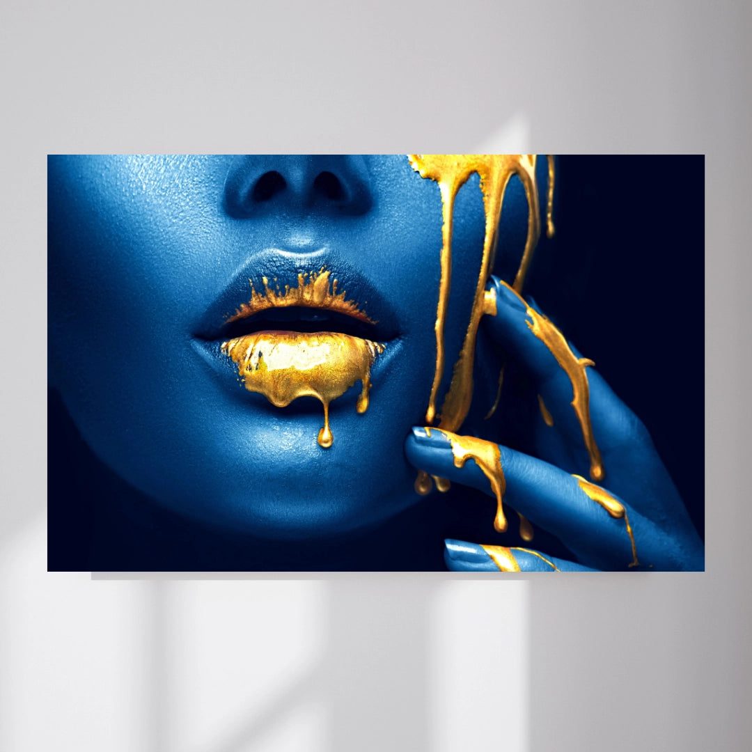 Golden Cascades - Bold and Captivating Art