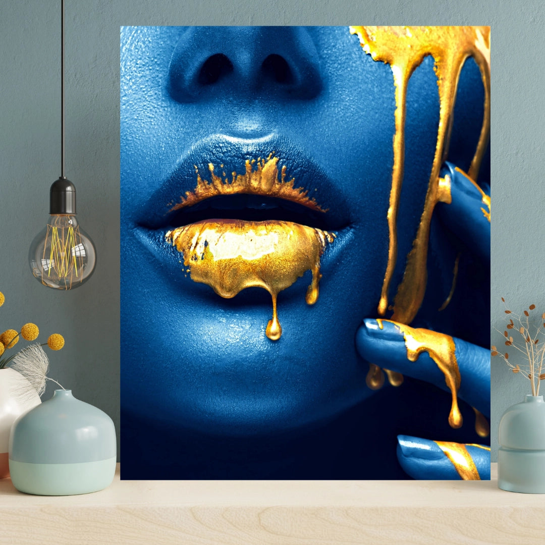 Golden Cascades - Bold and Captivating Art