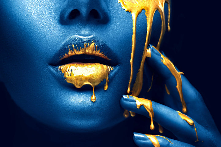 Golden Cascades - Bold and Captivating Art