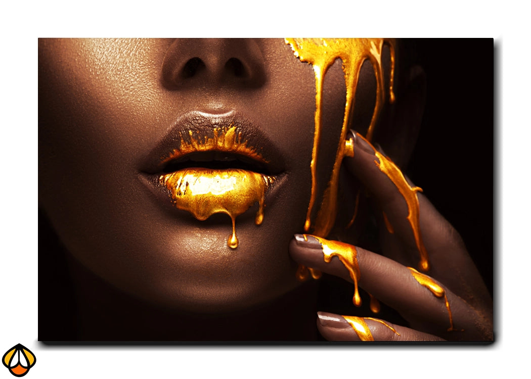 Golden Elegance - Dripping Grace