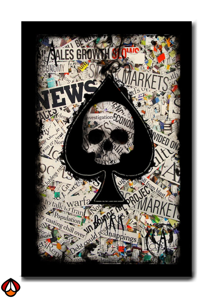 Chaos Within the Ace - A Collage of Contrasts