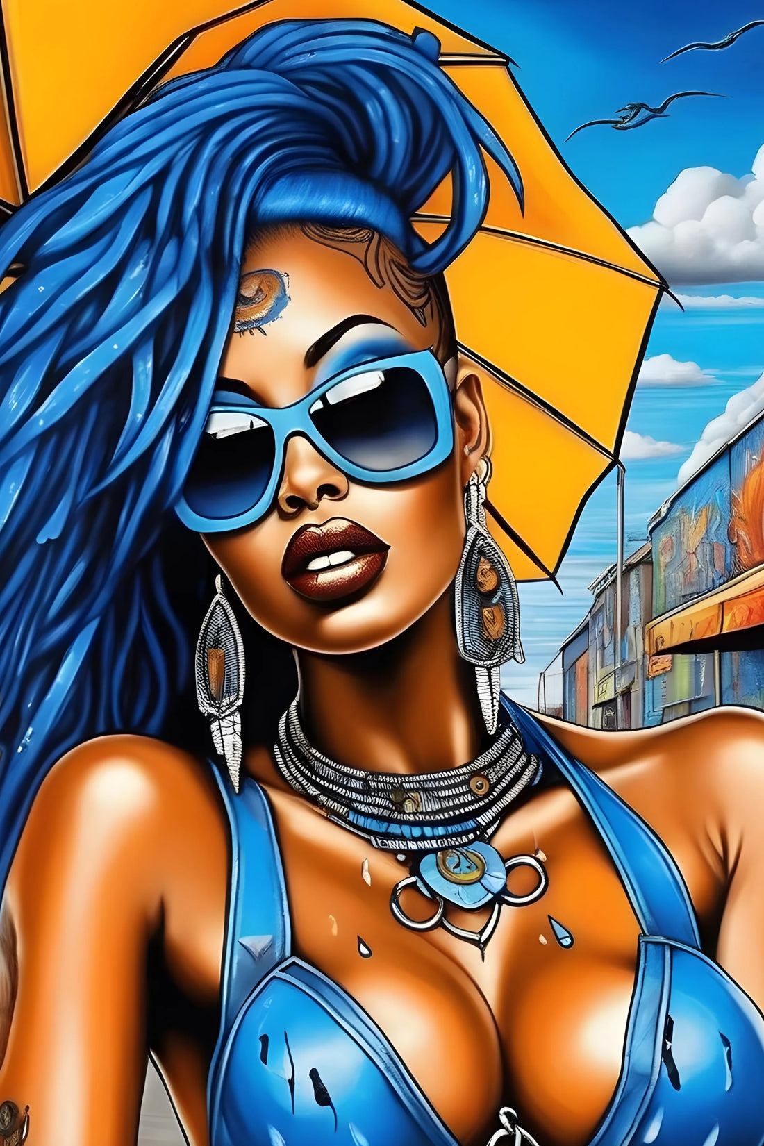 Urban Elegance - A Bold Portrait of Confidence