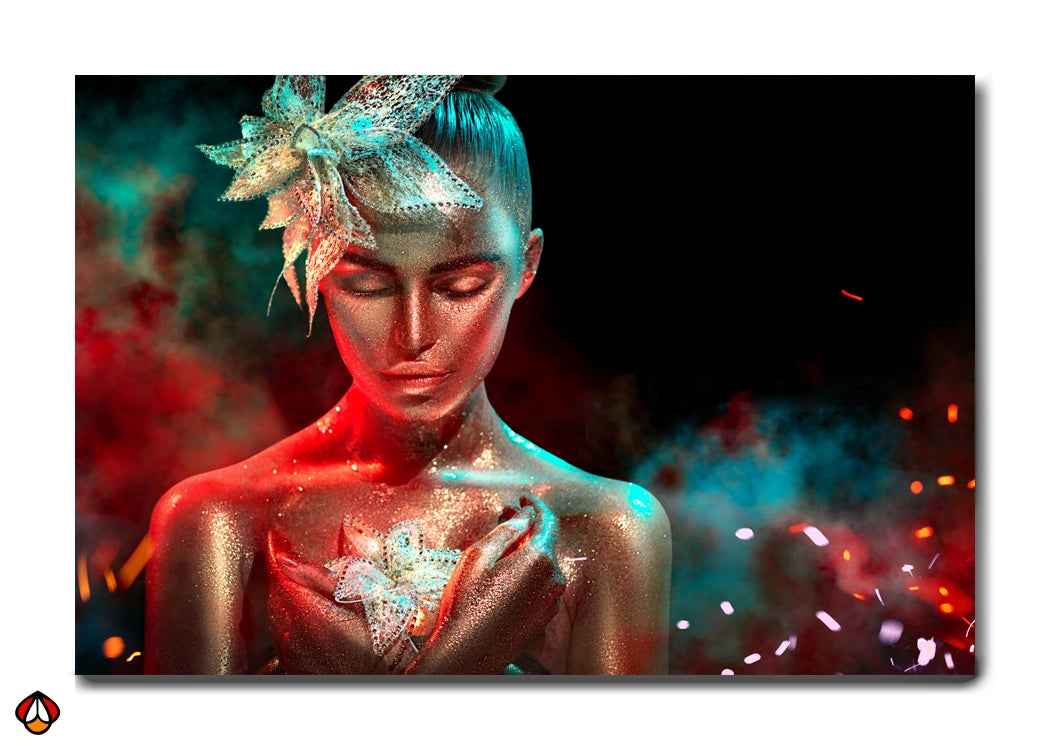 Celestial Glow - Ethereal Beauty in Light and Shadow