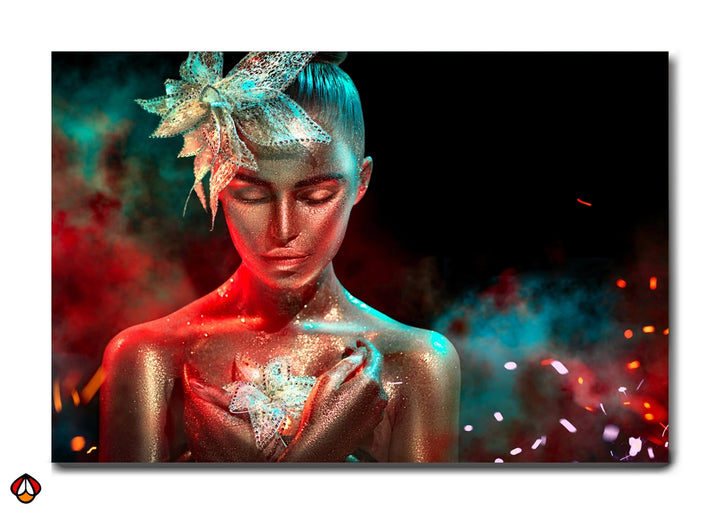 Celestial Glow - Ethereal Beauty in Light and Shadow