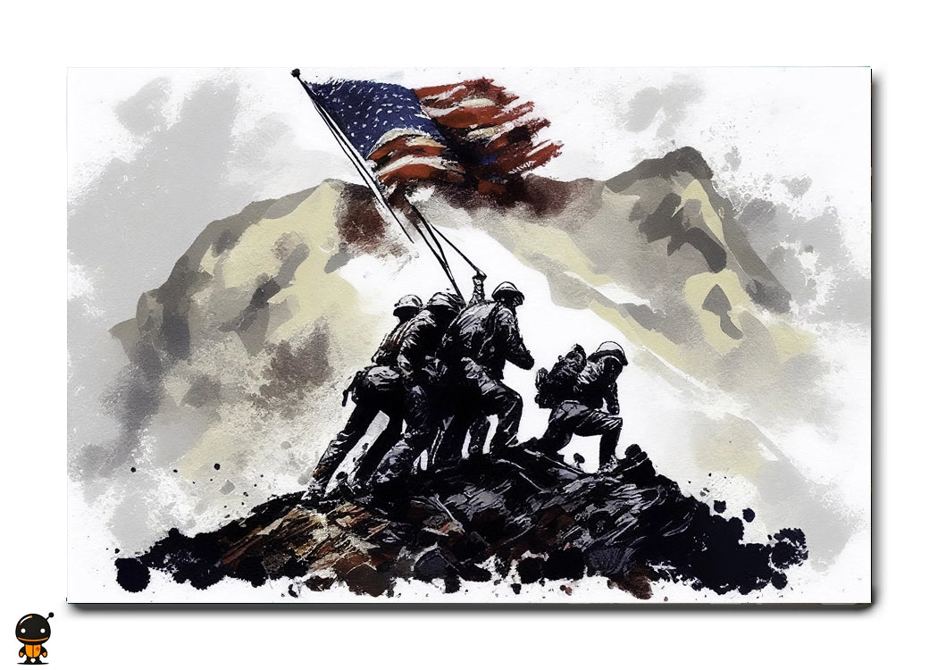 Raising the Flag - A Tribute to Valor