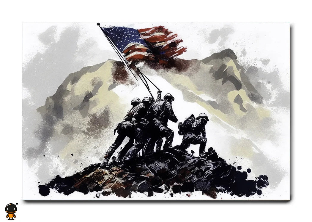 Raising the Flag - A Tribute to Valor