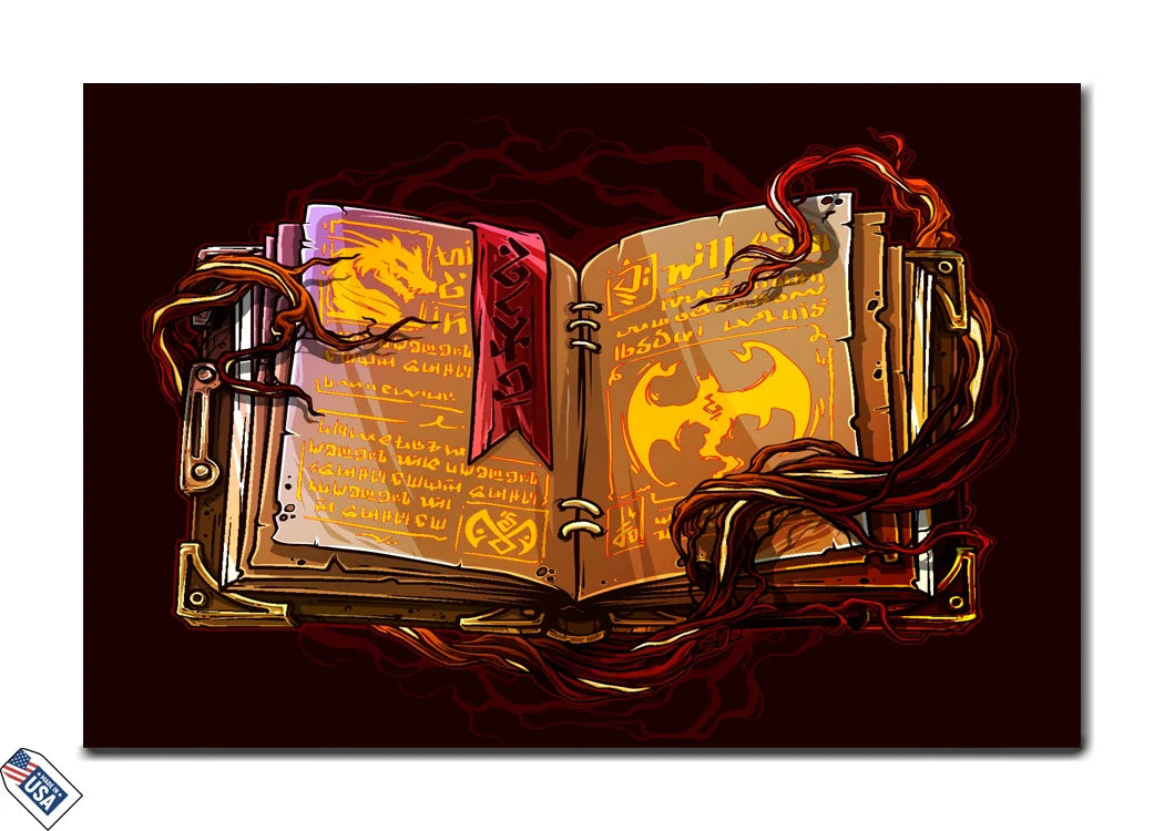 Arcane Grimoire - Premium Wall Art