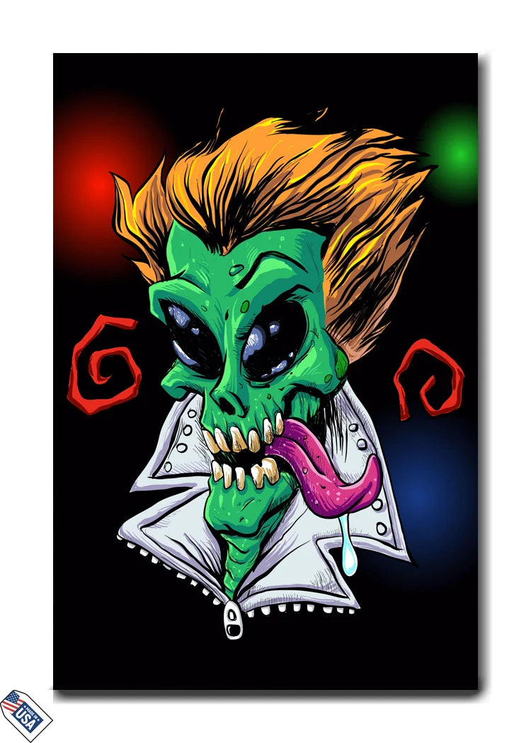 Alien Punk - Premium Wall Art