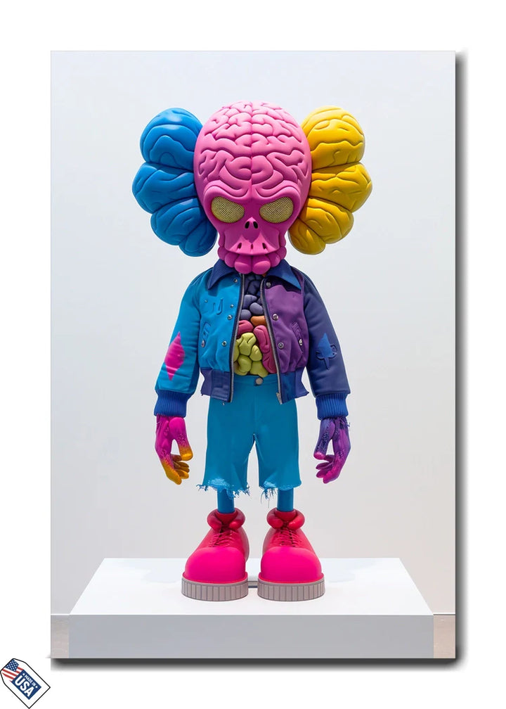 Neon Brainstorm - Premium Wall Art