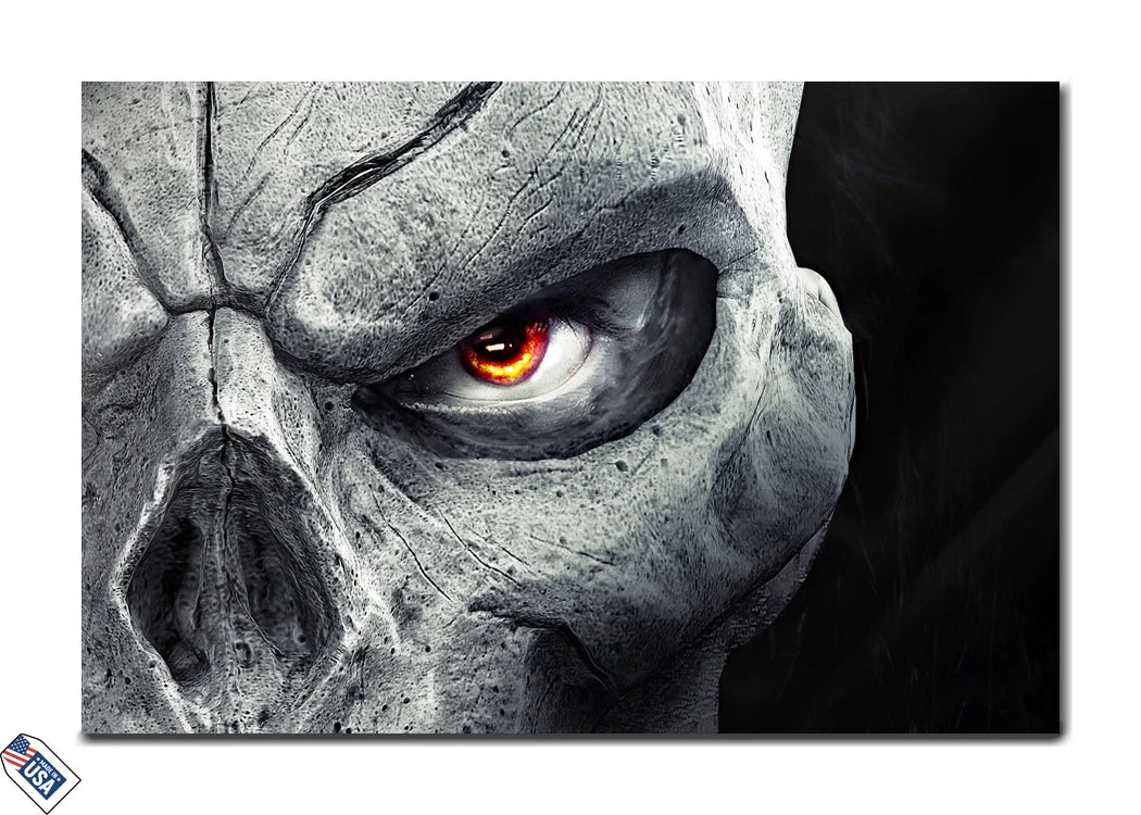 The Burning Gaze - Premium Wall Art
