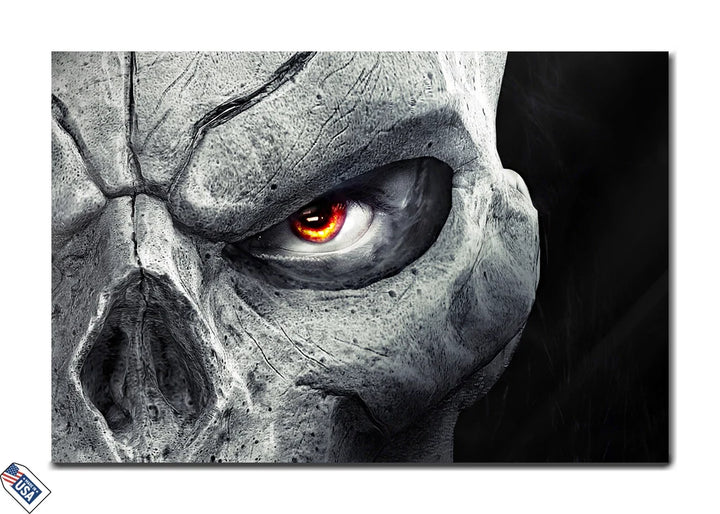 The Burning Gaze - Premium Wall Art