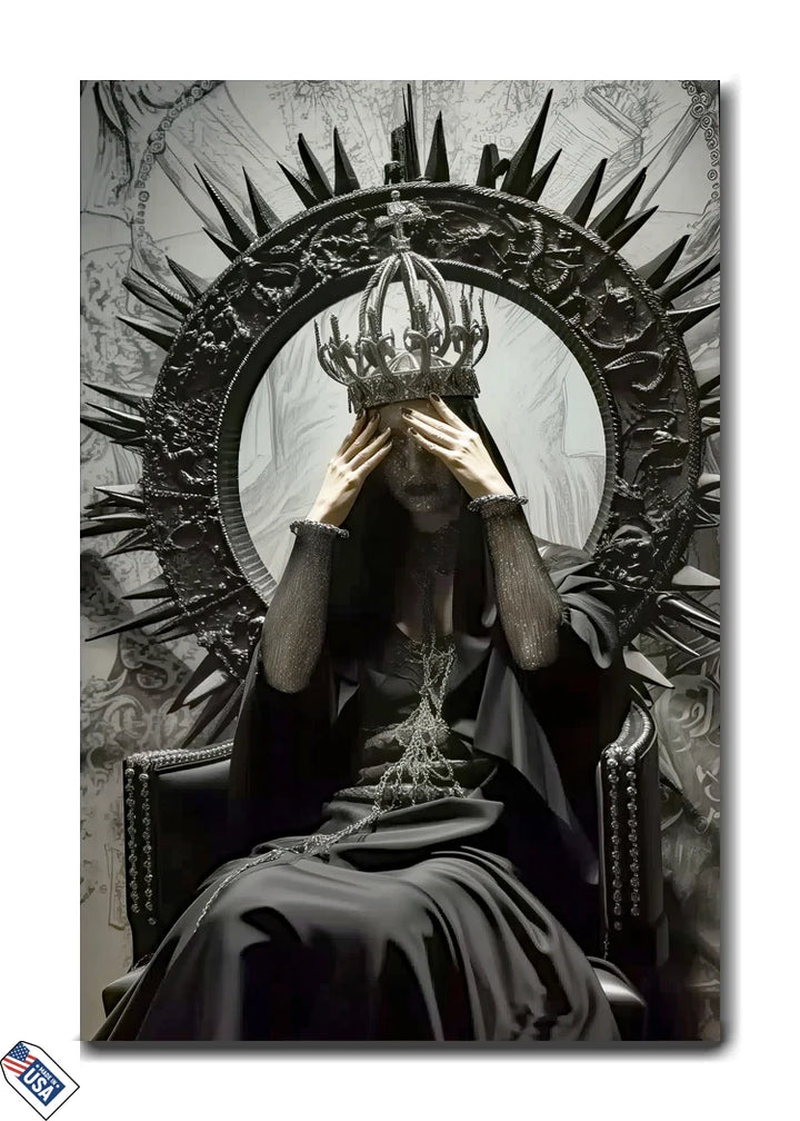 The Veiled Sovereign - Premium Wall Art