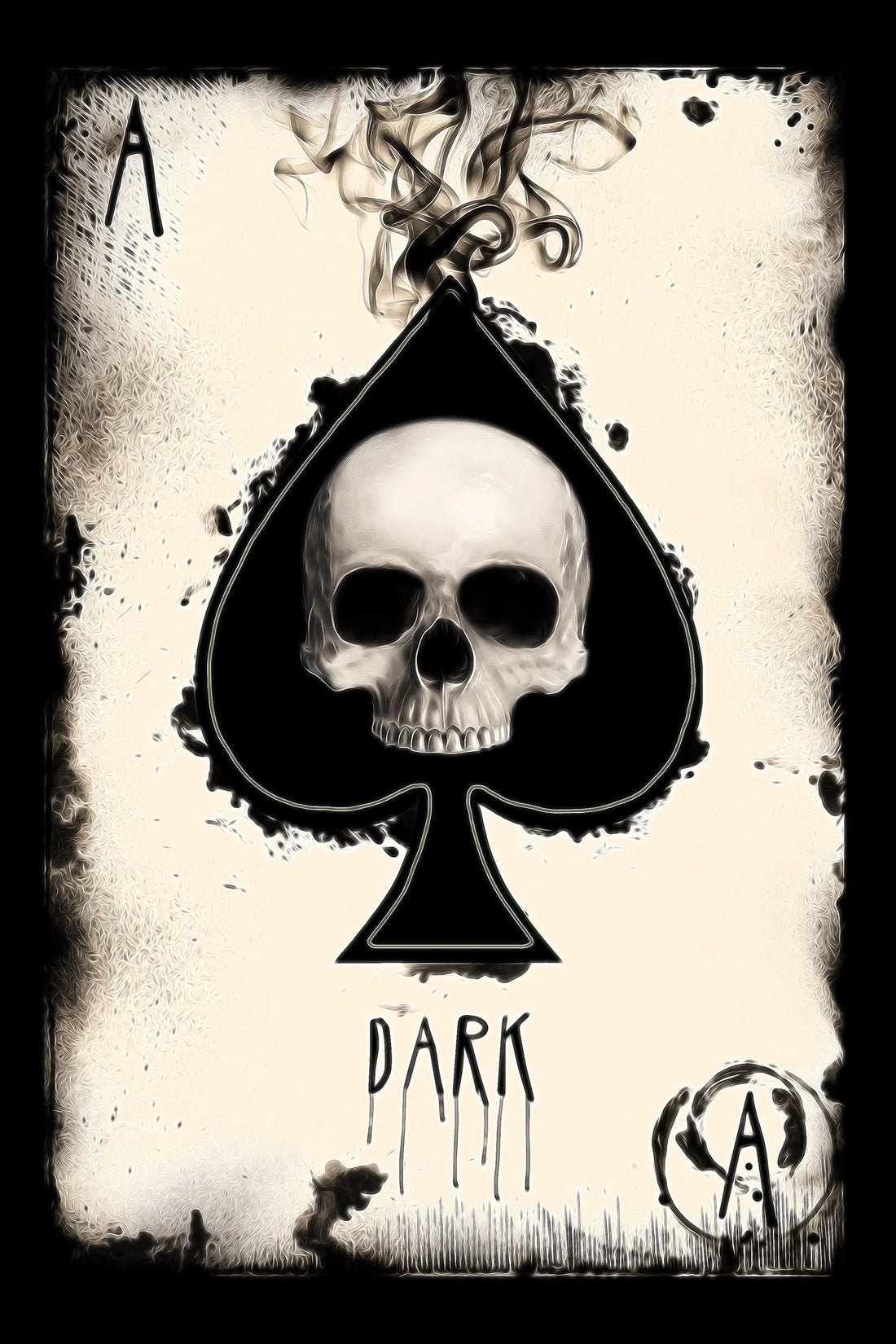 Dark Ace - Premium Wall Art