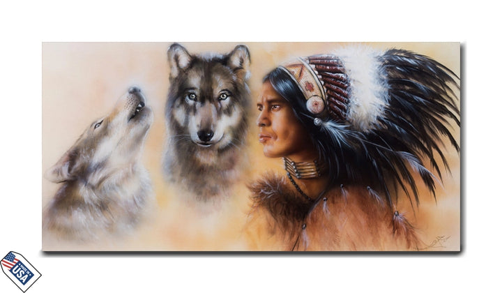 The Spirit of the Wolf - Native Heritage Art