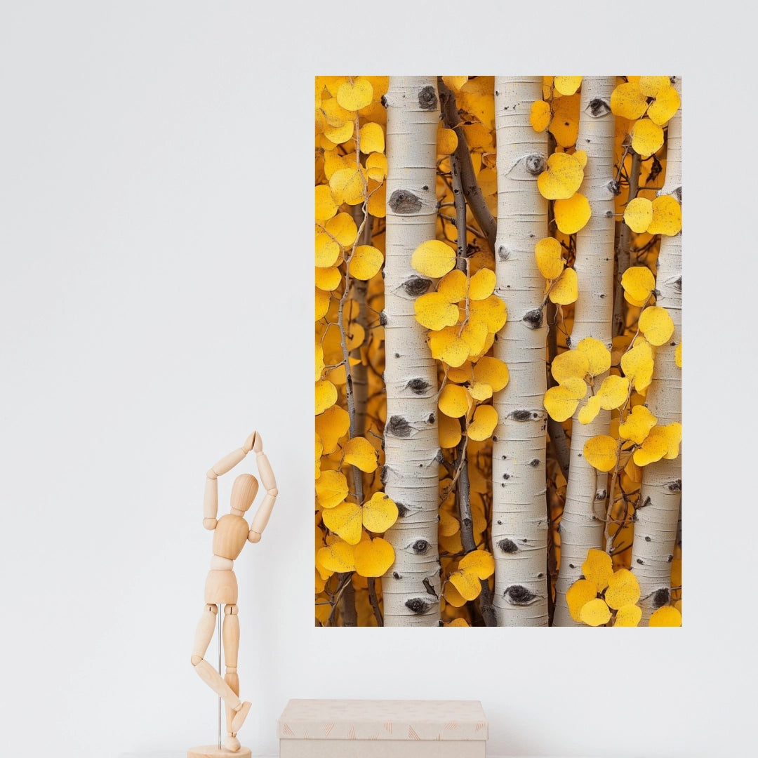 Golden Aspen Glow – Nature’s Autumn Embrace