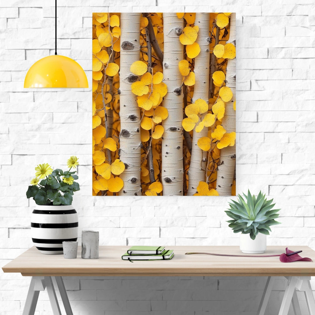 Golden Aspen Glow – Nature’s Autumn Embrace
