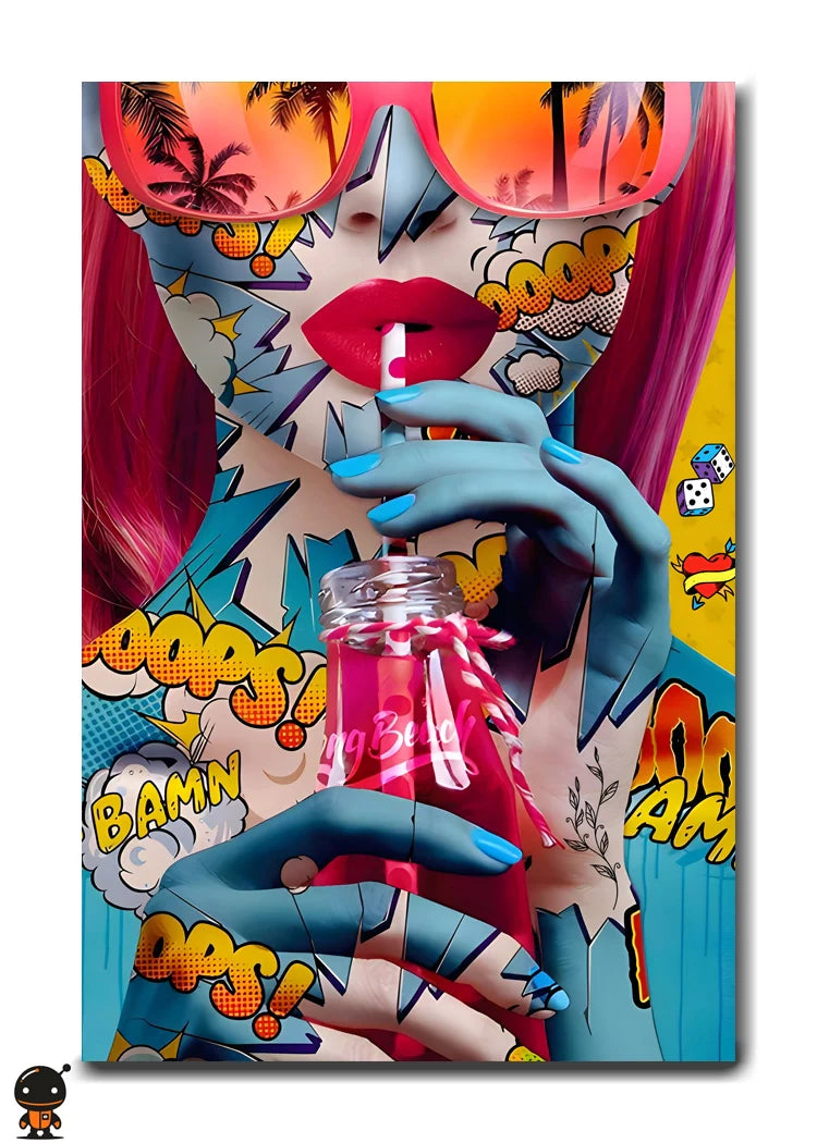 Bold Pop – Sipping in Style