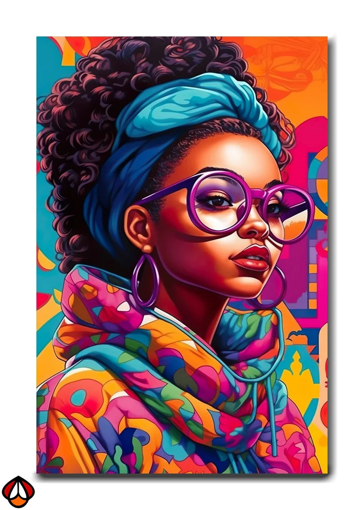 Urban Radiance - Pop Art Portrait