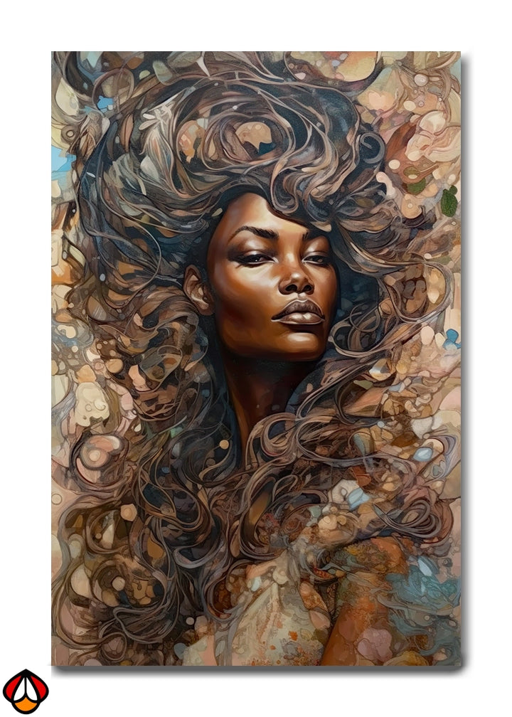 Ethereal Beauty - Nature's Embrace Portrait