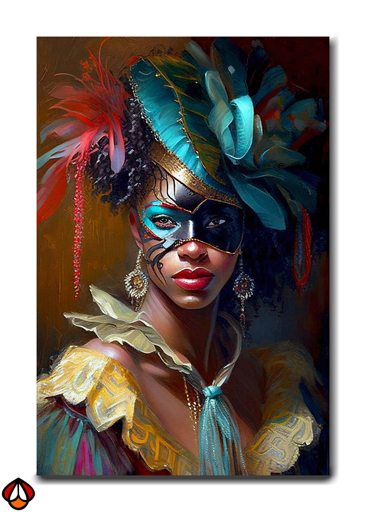Masquerade Majesty – Portrait Wall Art