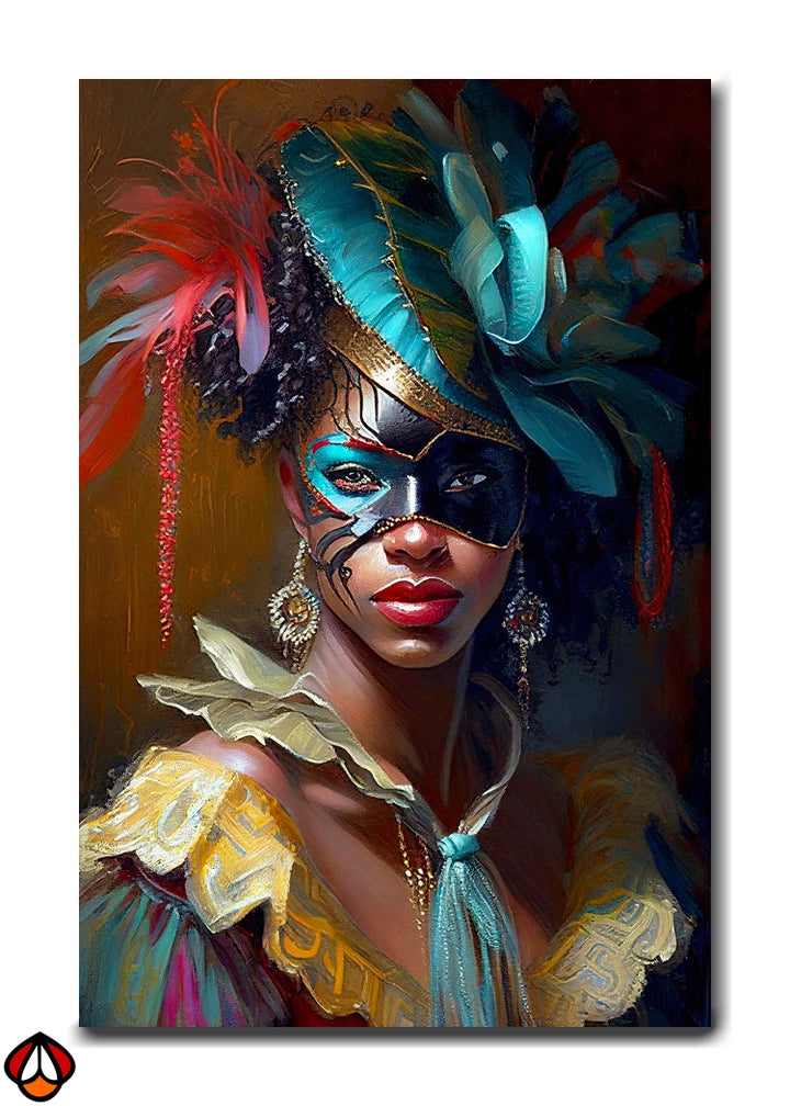 Masquerade Majesty – Portrait Wall Art
