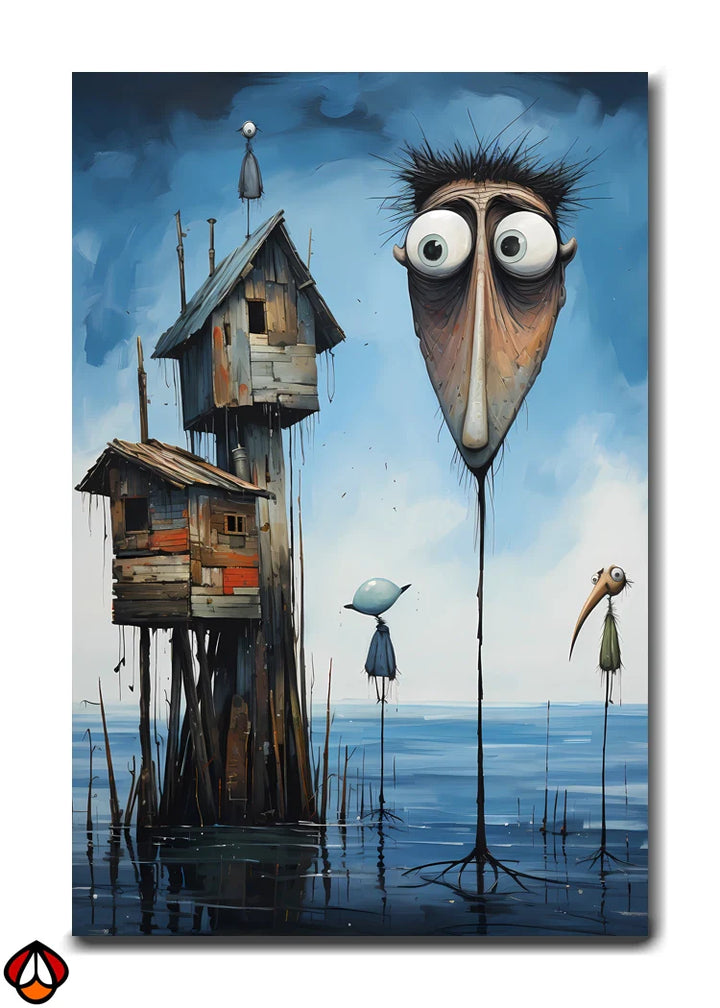 Whimsical Waterfront - A Surreal Journey