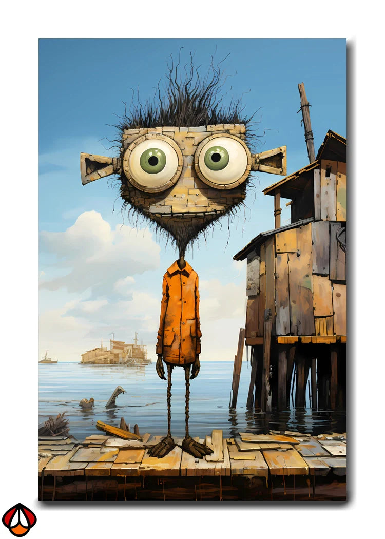 Quirky Sentinel - The Dockside Watcher