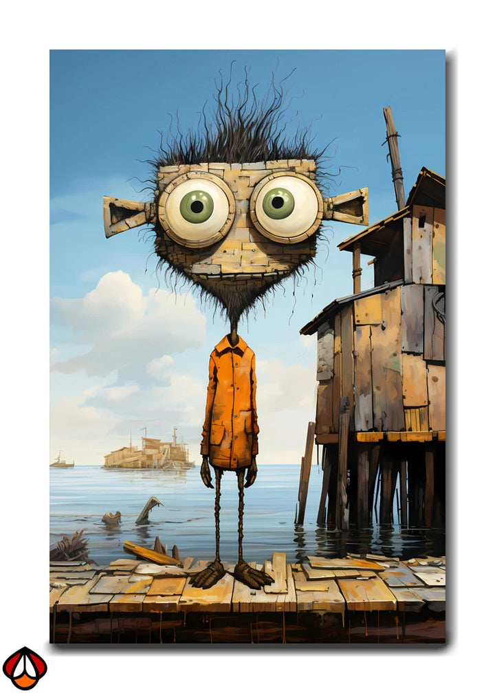 Quirky Sentinel - The Dockside Watcher
