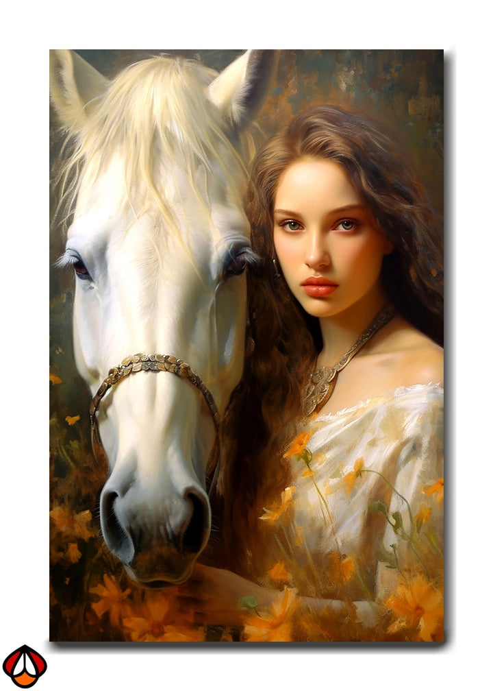 Equestrian Elegance – A Portrait of Grace Wall Art