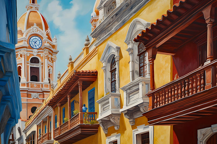 Cartagena's Charm – Colonial Architecture in Bright Colors