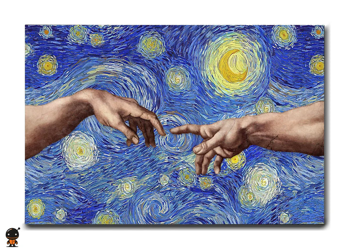 Divine Connection - Fusion of Classic Art Styles