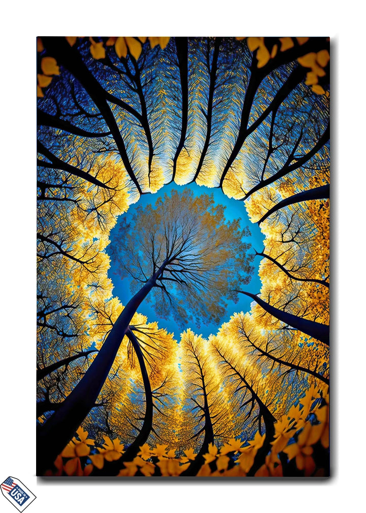 Golden Canopy - Enchanted Forest Perspective
