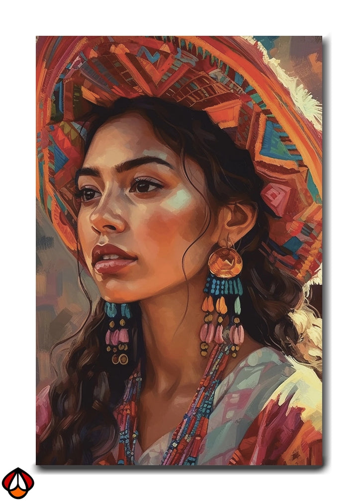 Cultural Essence – Vibrant Portrait Wall Art