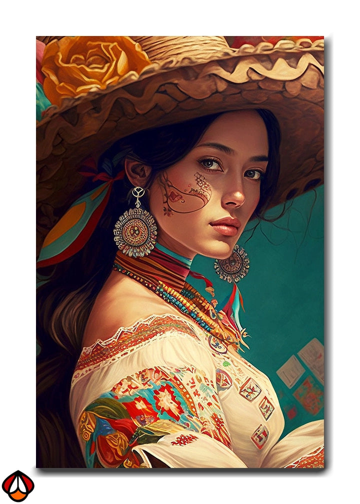 Heritage Grace – Elegant Portrait Wall Art